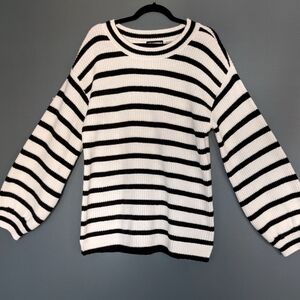 KARL LAGERFELD Women's Striped Sweater